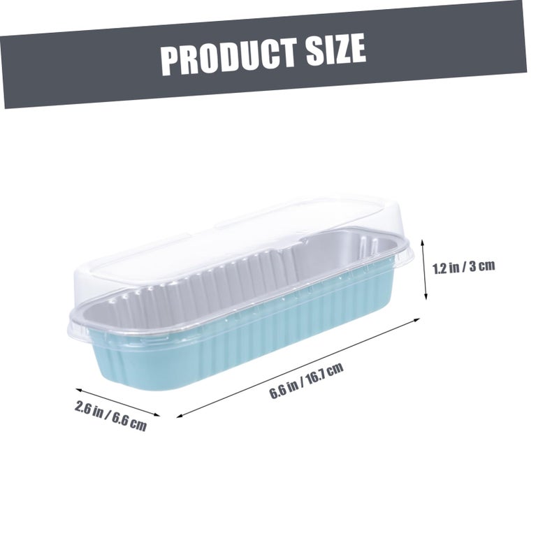 Aluminum Foil Box Mold 20 Sets with Seals Lid for Lunch Takeout Food Storage - Image 5