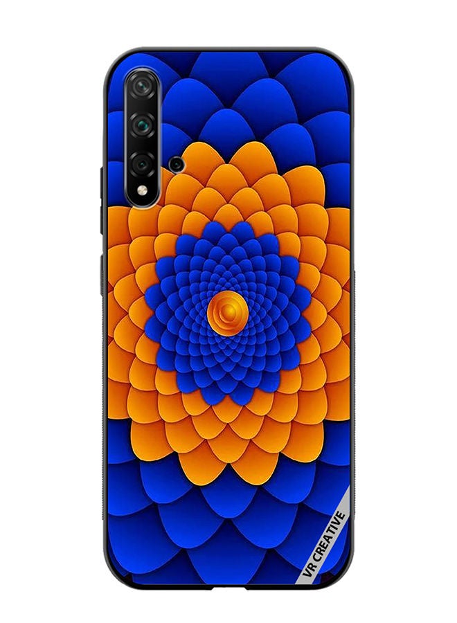 VR CREATIVE Protective Case Cover For Huawei Nova 5T Flower Design Multicolour - Image 1