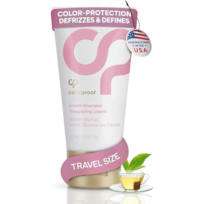 ColorProof SMOOTH SHAMPOO, 50ML - FOR FRIZZY COLOUR-TREATED HAIR, SMOOTHS, SOFTENS & CONTROLS FRIZZ, SULPHATE-FREE, VEGAN - Image 2