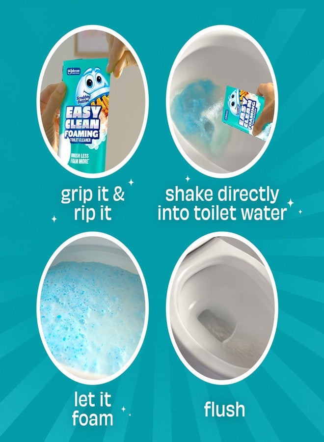 Scrubbing Bubbles Easy Clean Foaming Toilet Bowl Cleaner, Easy Toilet Drop In Powder Pouches, 100g (5 Pouches - Image 5
