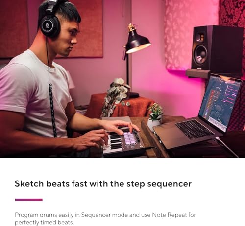 Novation نوفايشن FLkey ميني - لوحة مفاتيح محمولة 25 مفتاح، USB، MIDI مع تكامل FL ستوديو لإنتاج الموسيقى - Image 4