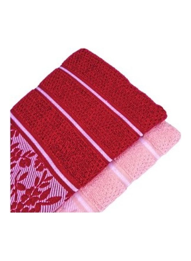 NIBEMINENT 2-Piece Egyptian Bath Towel Multicolour 70×140cm - Image 3