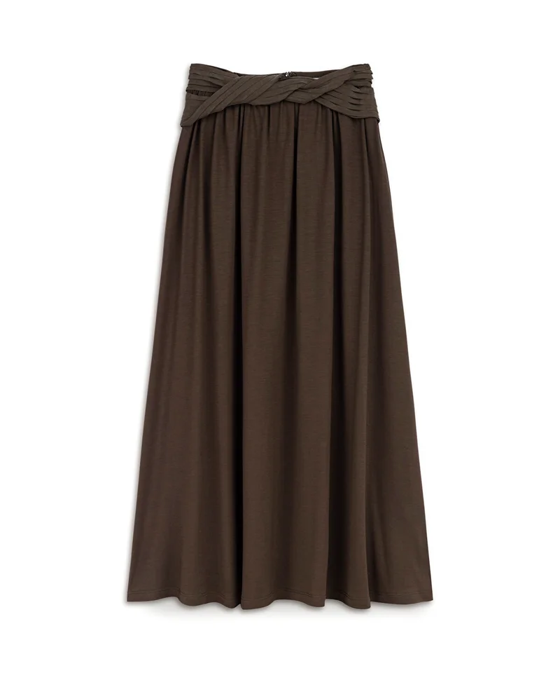 Ipekyol  Twisted-Belt Cupro Skirt for Women | Best Price UAE