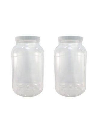 Crystal Clear Pet Plastic Jars With Screw On Lids 64 Oz Set Of 3 Wide Mouth - pzsku/ZB36C1A4C4F9AFD666AE5Z/45/_/1686212516/a0926b44-4795-4bcd-999a-b6d851530a74