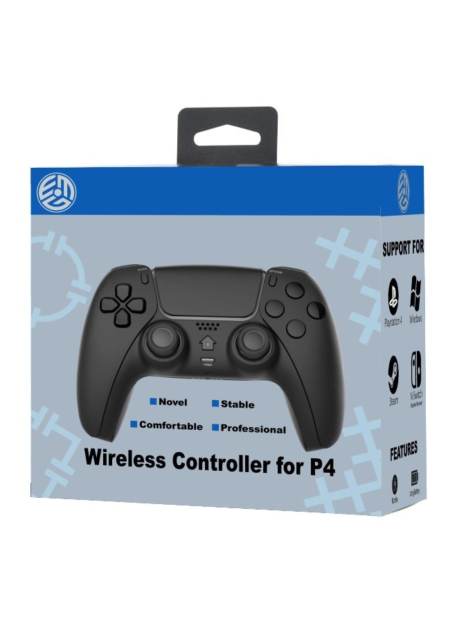 EGM Wireless Controller Compatible with PS4/Slim/Pro/PC Wireless Gamepad Joystick with Dual Vibration 6-Axis Motion Sensor/Audio with Non-Slip Grip of Both Sides and 3.5mm Audio Jack - Image 3