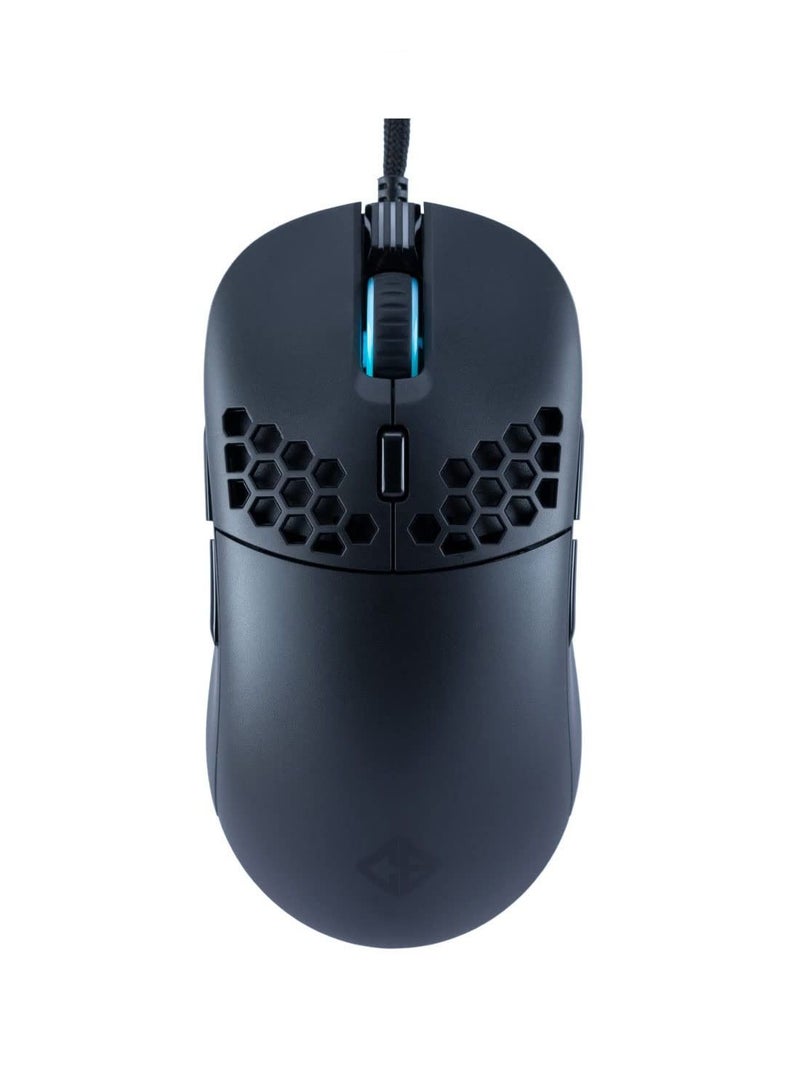 Cosmic Byte Kilonova 3325IC RGB Wired Gaming Mouse with Pixart 3325 Sensor, Ultra Lightweight 73grams, Adjustable Weights, Paracord Cable, Replaceable Top Cover and Side Buttons - Image 2