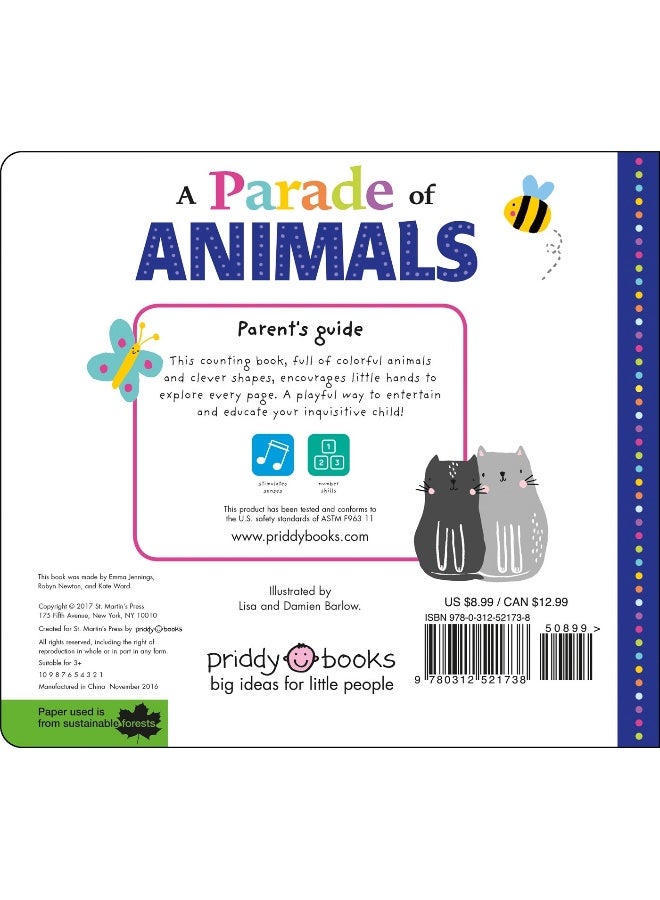 Picture Fit Board Books A Parade Of Animals A Clever Counting Book - Image 2