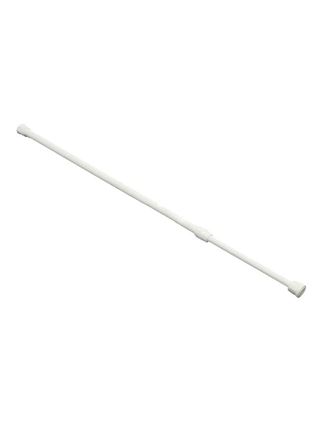 Bluelans Extendable Window Shower Hanging Curtain Rod White 70-120centimeter - Image 2