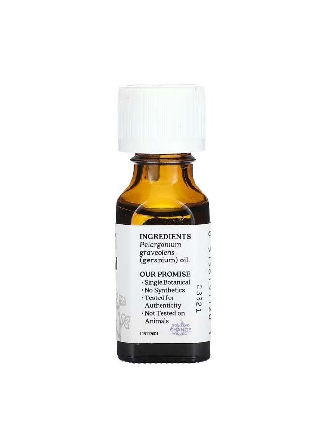 Aura Cacia Pure Essential Oil Geranium 0.5 fl oz 15 ml  - Image 2