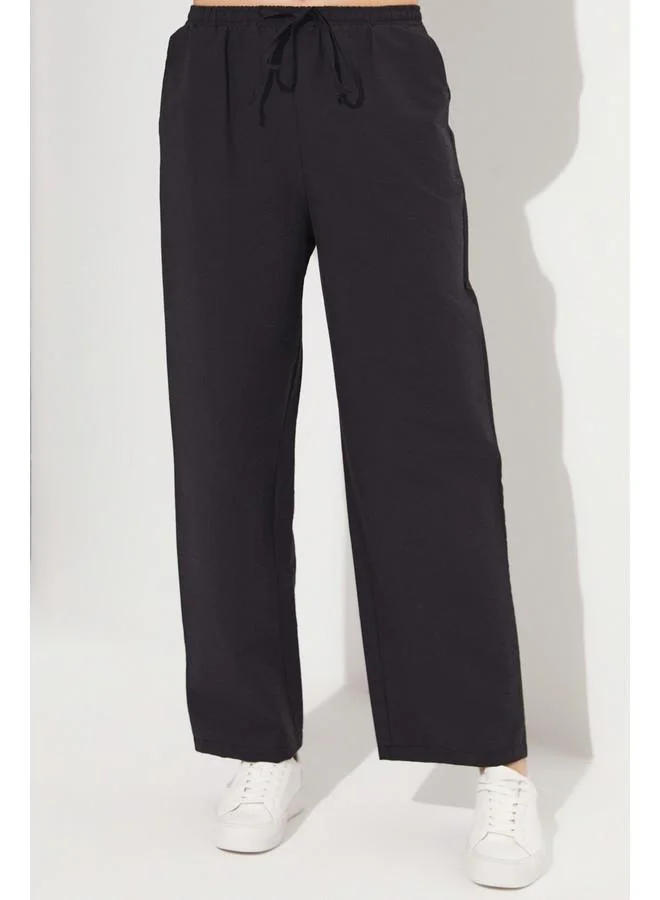 JUNE June Trouser & Blouse Set Black
