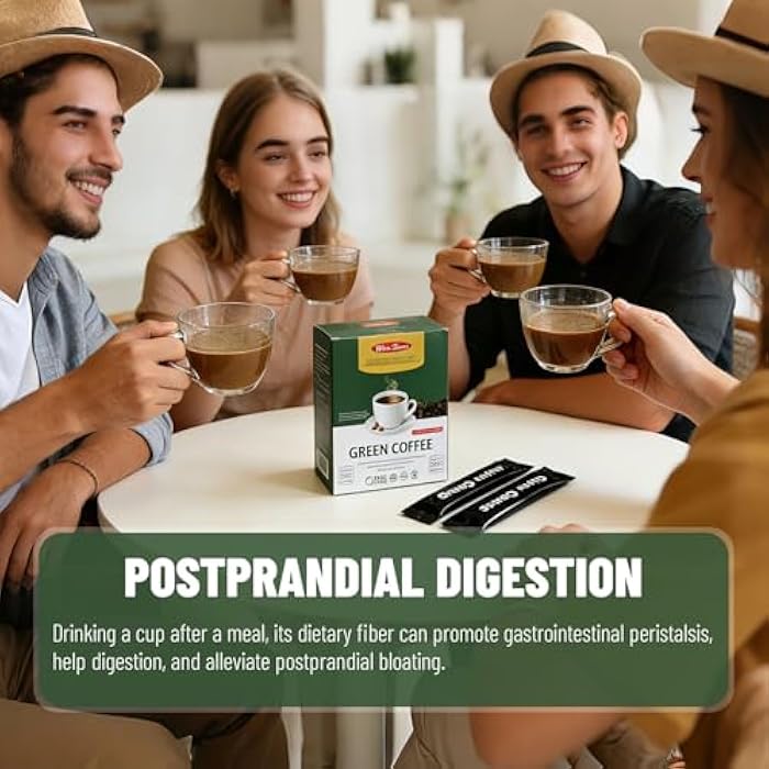 Wins Town Slimming Green Coffee, 200g Natural Diet Supplement for Healthy Weightloss, 20 Sachets - Image 5