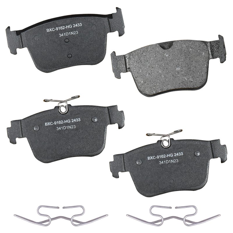 Bendix Premium SBC2433 Ceramic Rear Brake Pads for Audi S3 20242022 Volkswagen Golf R 20242022 GTI 20242023