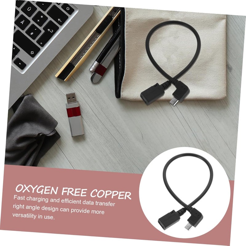 3 Pack Right Angle USB Adapter Cable 90 Degree Angled Design for Easy Charging and Data Transfer - Image 4
