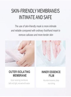 APPTI 2 Pcs Lavender Repair Foot Mask Exfoliates Dead Skin And Moisturizes Skin  - Image 3