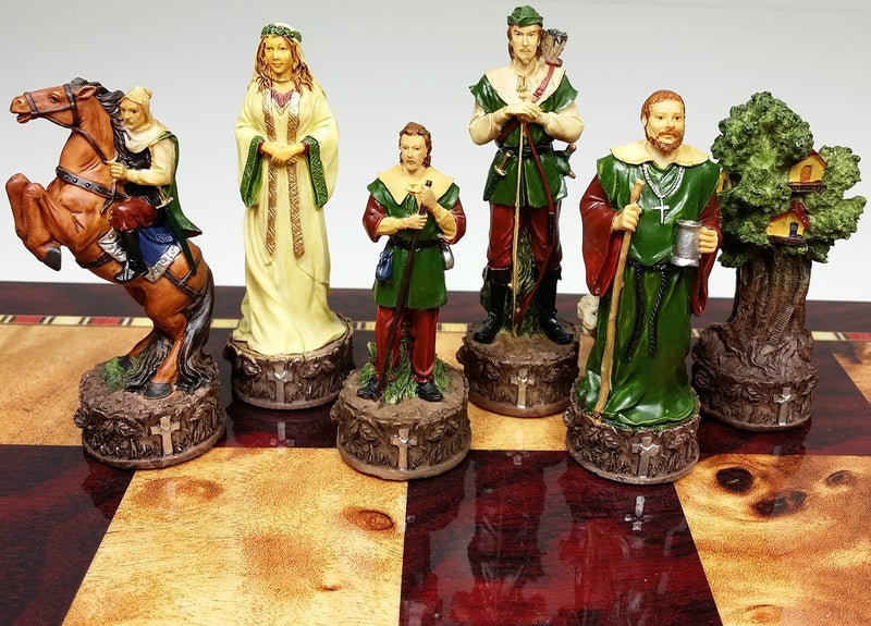 HPL Medieval Times Robin Hood Set of Chess Men Pieces NO Board - Image 3