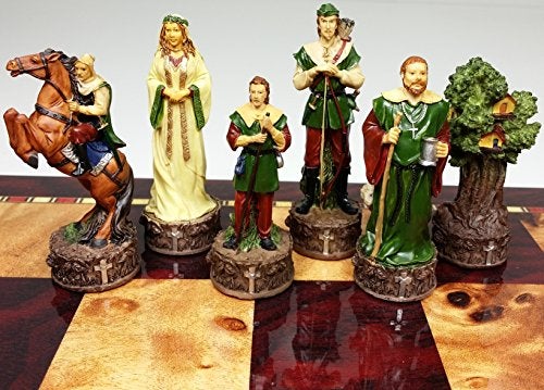 HPL Medieval Times Robin Hood Set of Chess Men Pieces NO Board - Image 1