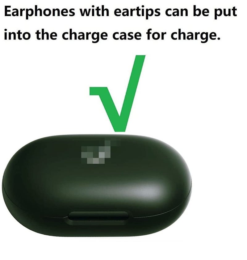 BLLQ Memory Foam Ear Tips Compatible with Soundcore TWS Earbuds, Foam Ear Plug Eartips, LMS 3 Size, 3 Pairs, Purple - Image 5