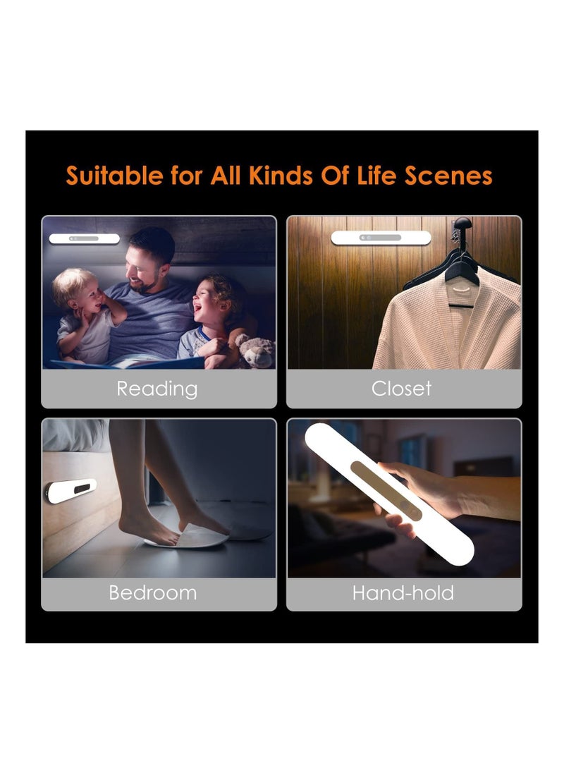 Generic - Sensor Lights, 74LED Under Cabinet Lights, 2200mAh Motion Sensor Lights Indoor, Under Stairs Light, Wireless USB Rechargeable LED Wardrobe Lights, 【Energy Class A++】, Stick-on Wardrobe, Closets - Image 1