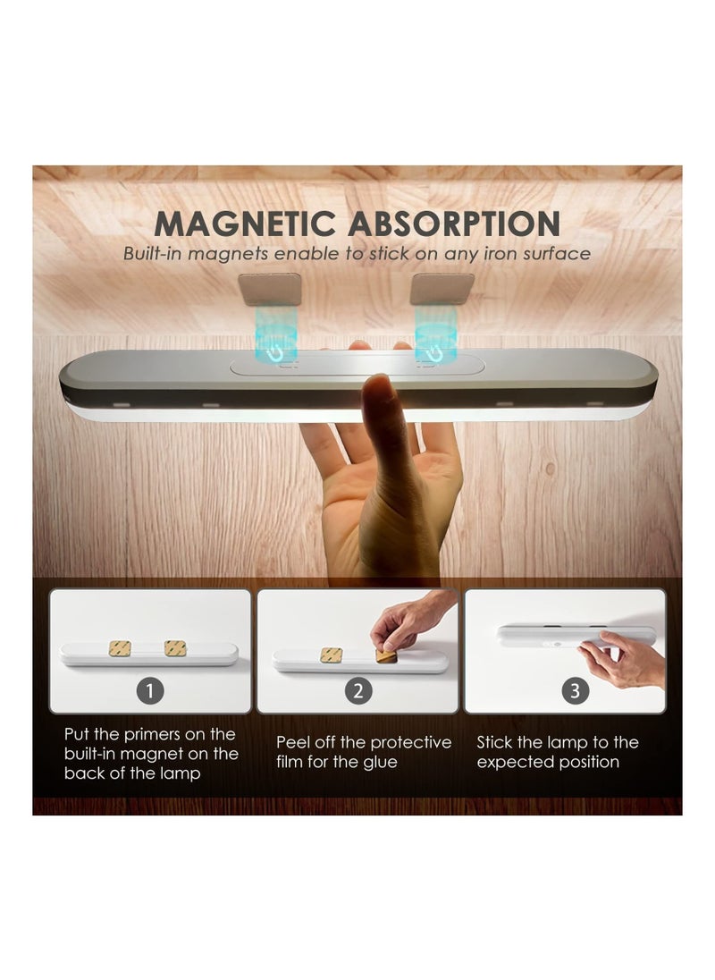 Generic - Sensor Lights, 74LED Under Cabinet Lights, 2200mAh Motion Sensor Lights Indoor, Under Stairs Light, Wireless USB Rechargeable LED Wardrobe Lights, 【Energy Class A++】, Stick-on Wardrobe, Closets - Image 1