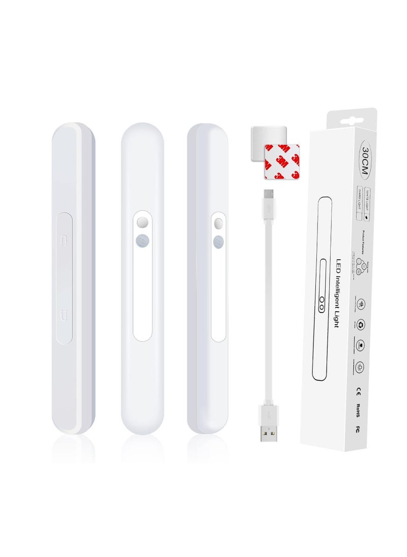 Generic - Sensor Lights, 74LED Under Cabinet Lights, 2200mAh Motion Sensor Lights Indoor, Under Stairs Light, Wireless USB Rechargeable LED Wardrobe Lights, 【Energy Class A++】, Stick-on Wardrobe, Closets - Image 1