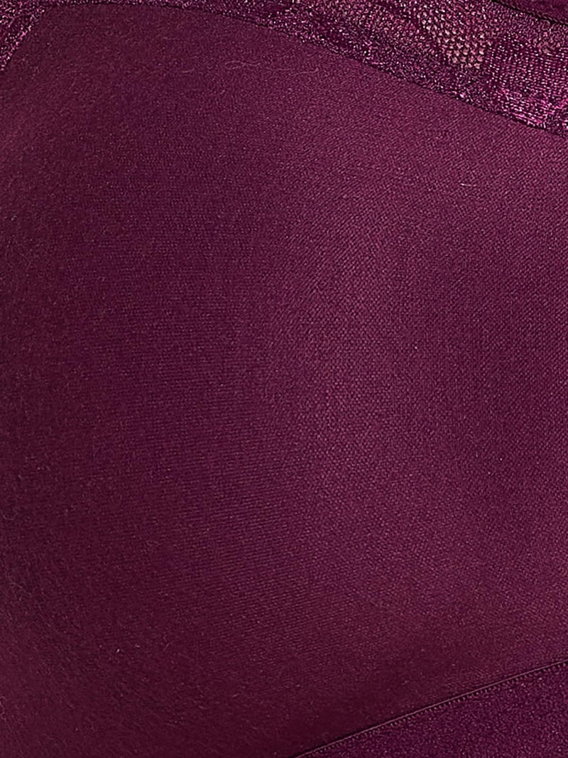 Clovia Women's Cotton Solid Non-Padded Full Cup Wire Free Everyday Bra (BR2405A15_40B_Purple) - Image 2