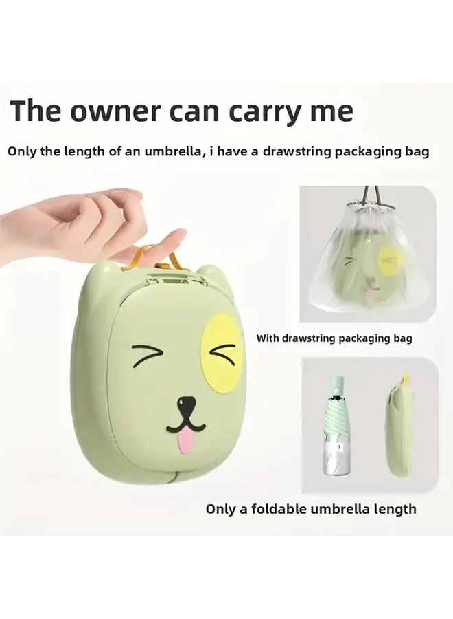Foldable Portable Toilet With Absorbent Pad Yellow Heavy Duty Camping Commode For RV Outdoor Travel Bathroom Training Durable Frame Cute Panda Design - Image 5