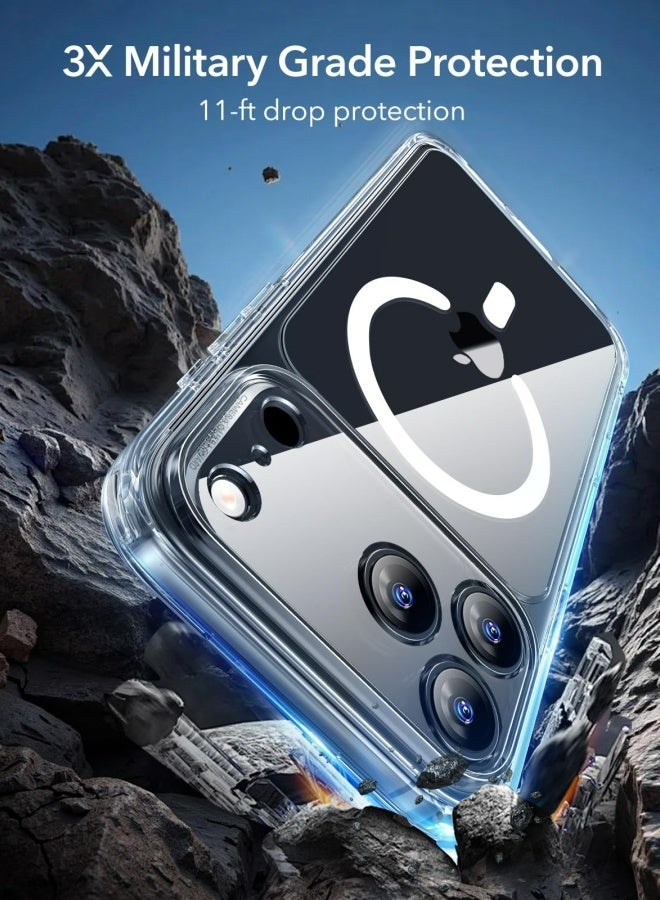 iPhone 17 Pro Case Magsafe Strong Magnet Upgraded Delay Yellowing iPhone 17 Pro Cover Military Grade Protection Scratch Resistant iPhone 17 Pro Cover Magnetic Compatible with Magsafe Accessory Clear - Image 5