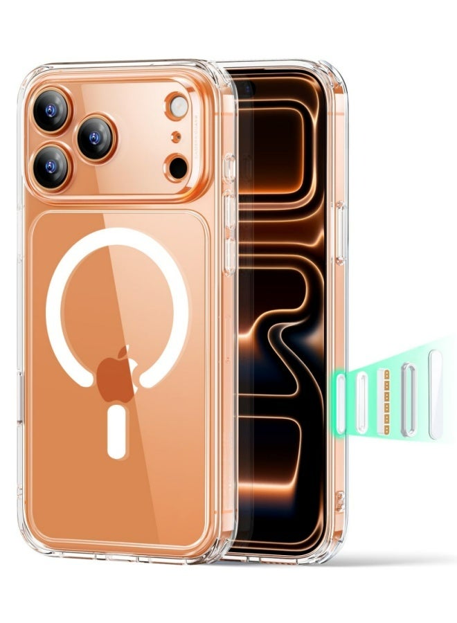 iPhone 17 Pro Case Magsafe Strong Magnet Upgraded Delay Yellowing iPhone 17 Pro Cover Military Grade Protection Scratch Resistant iPhone 17 Pro Cover Magnetic Compatible with Magsafe Accessory Clear - Image 1