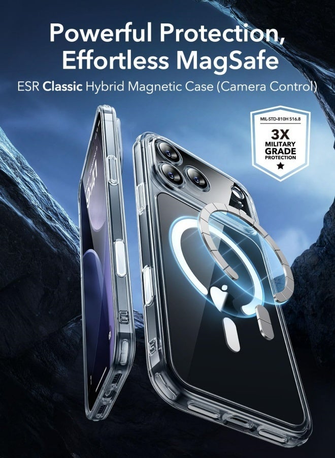 iPhone 17 Pro Case Magsafe Strong Magnet Upgraded Delay Yellowing iPhone 17 Pro Cover Military Grade Protection Scratch Resistant iPhone 17 Pro Cover Magnetic Compatible with Magsafe Accessory Clear - Image 3