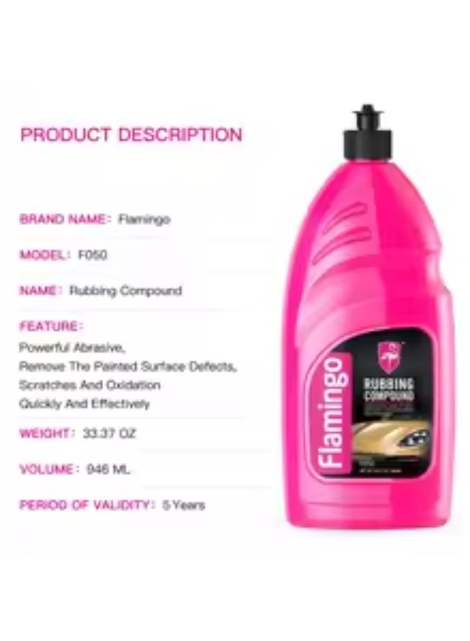 فلامنجو ملمع سيارات خشن عالي القوة F050 من فلامنجو، 946 مل - Image 3
