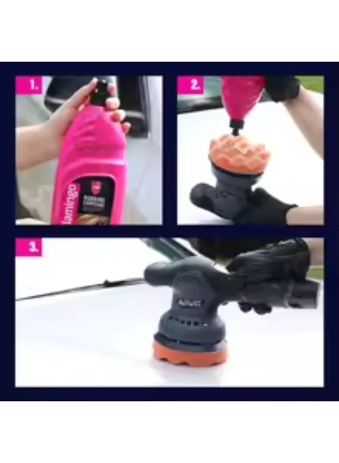 فلامنجو ملمع سيارات خشن عالي القوة F050 من فلامنجو، 946 مل - Image 5
