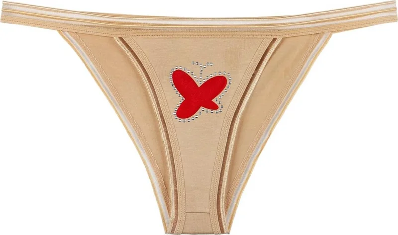 Sensu Women's Cotton Stone Printed Slip Panties Set - Kts3040