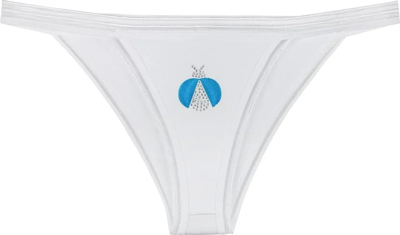 Sensu Women's Cotton Stone Printed Slip Panties Set - Kts3040