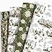 Vnaaem Forest Wrapping Paper 4 Watercolor Holiday Style Gift Wrap Paper Bulk Christmas Tree for Christmas Winter Wedding Baby Shower 20 X 28 Inches 8 Folded Sheet - Image 1