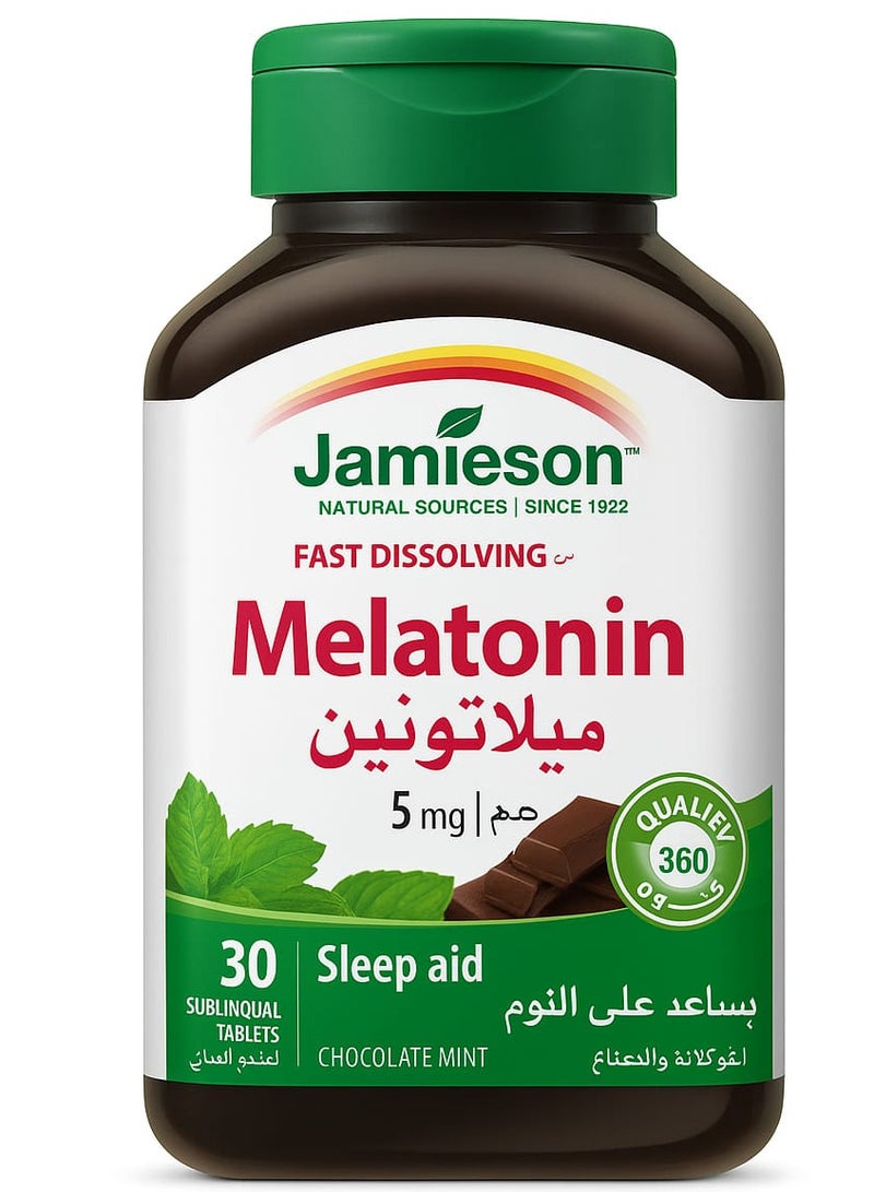 Jamieson Melatonin 5 Mg Fast Dissolving 30 Tablets - Image 1