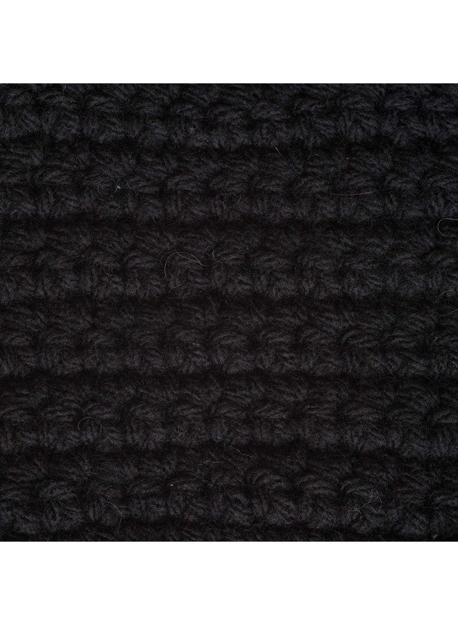 Bernat Super Value Yarn, 7 oz, Gauge 4 Medium Worsted, Black - Image 5