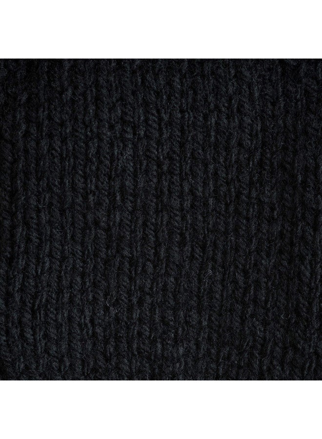 Bernat Super Value Yarn, 7 oz, Gauge 4 Medium Worsted, Black - Image 4