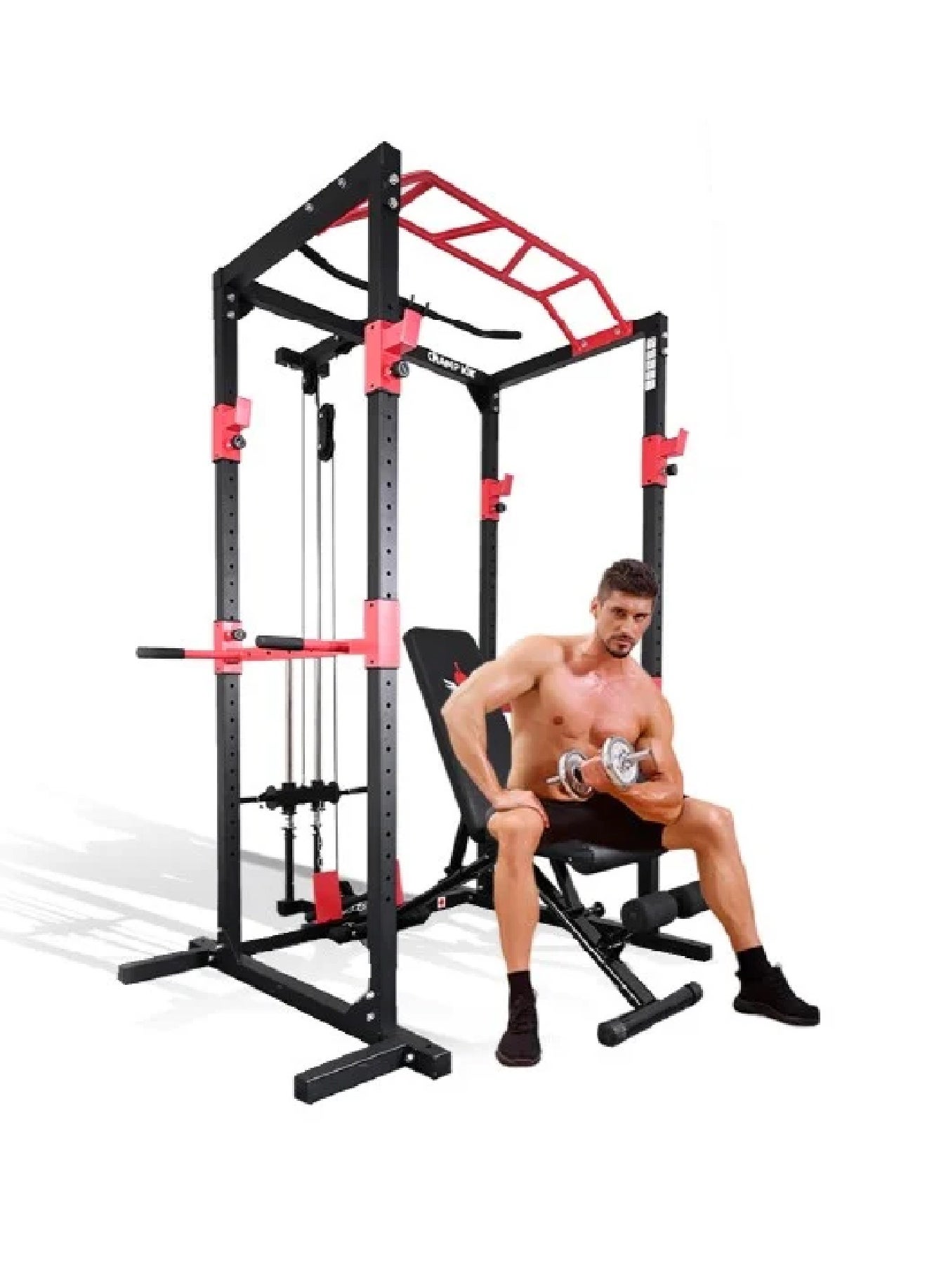 Power Rack Smith Machine - Versatile and Safe for Comprehensive Workouts 