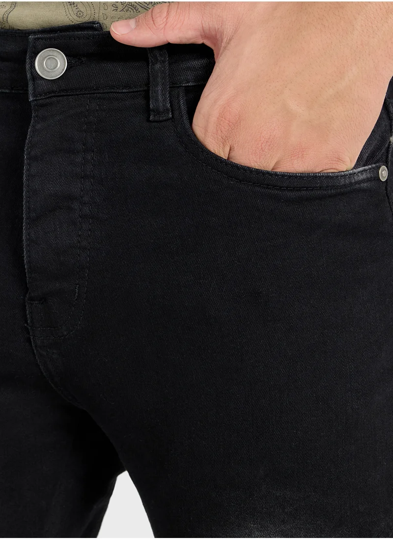 برايف سول Denim Multi Stitch Detail Jeans