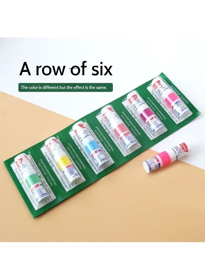 بو_سيان جهاز استنشاق الأنف العطري مارك II بالنعناع، عبوة تحتوي على 6 أعواد، علاج بالأعشاب الطبيعية مع زيوت أساسية منعشة، يعزز التنفس ويزيد من التركيز، إحساس انتعاش منعش. - Image 3