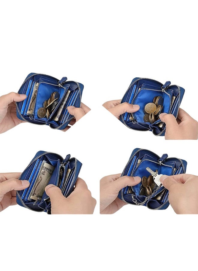 Mark Fairwhale New Lychee Patterned Leather Short Wallet With Top Layer  - Image 2