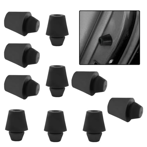 ZIMISI Car Door Bumper Shock Absorbers 07 x 05 Rubber Door Slam Stopper Front Rear Door Shock Absorber Soundproof Protector Buffer Pads Car Bumper Protection Accessories for Most Cars 10PCS - Image 1
