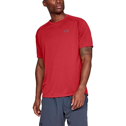 Under Armour Men's Tech 2.0 Short-Sleeve T-Shirt , Red (600)/Graphite, XX-Large Tall - Image 5