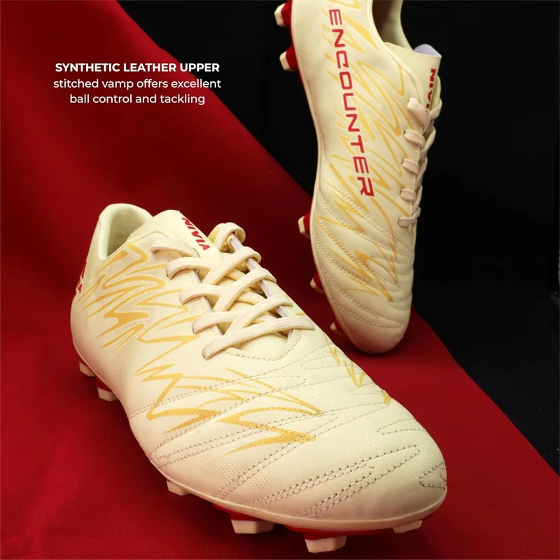 نيفيا Nivia Encounter 11.0 Football Studs for Men - TPU Sole with PVC Synthetic Leather Upper for Hard and Grassy Surfaces