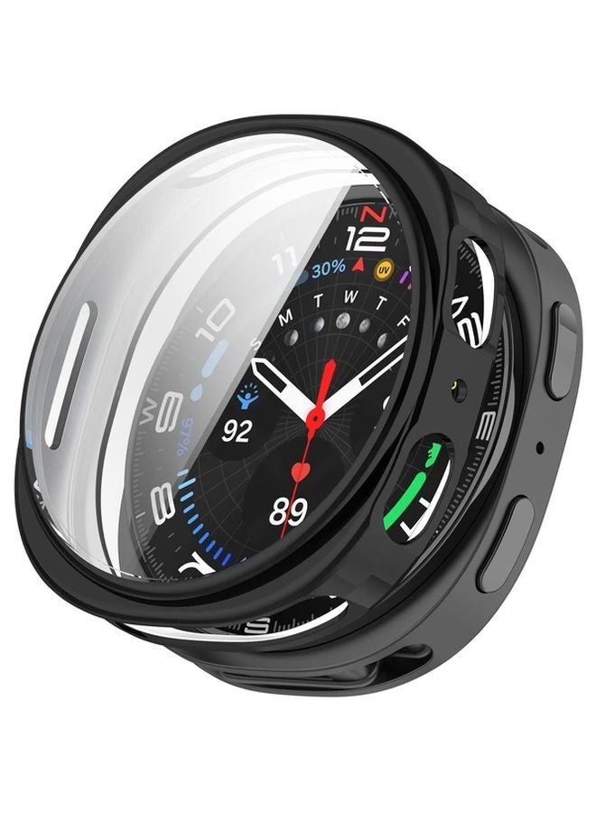 غلاف TPU الأخضر الناعم الواقي مع حامي الشاشة لساعة Galaxy Watch 8 مقاس 44 ملم - Image 2