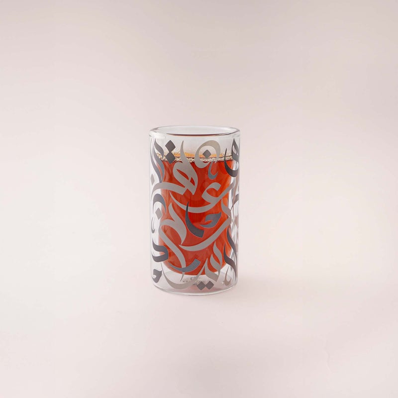 Dallaty grey glass tea cups set 6 pcs - Image 4