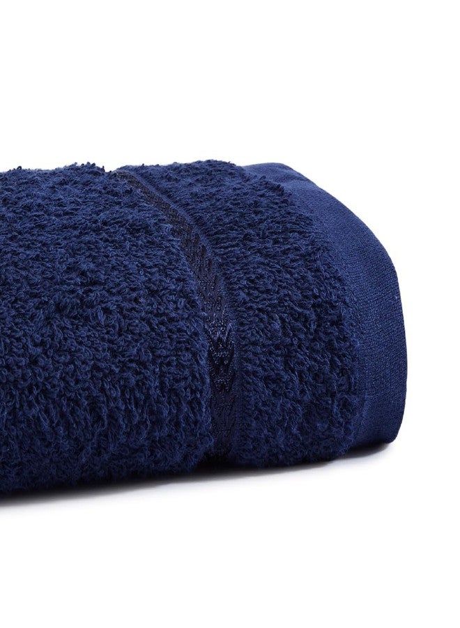 Welspun Arlo Sports Set of 2 | 100% Cotton Gym & Fitness Essential | Soft, Absorbent & Quick Dry | Sweat Control for Workout, Yoga & Travel | 40 x 90 cm | Dark Blue & Magenta - Image 5