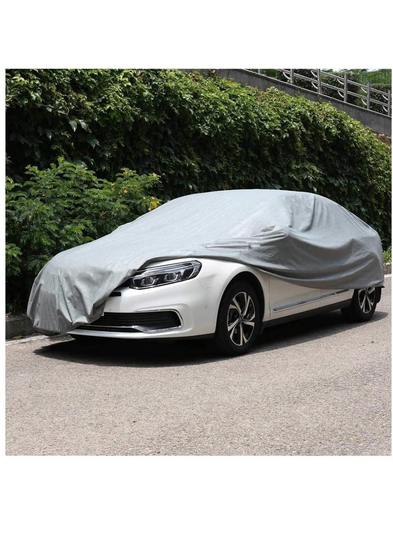 Yuwell Heavy Duty Waterproof All-Weather Car Cover Protects Against Rain Snow Sun UV Hail For Automobiles Full Exterior Pruminium Cover For Indoor or Outdoor Use XL 540X175X120CM - Image 1