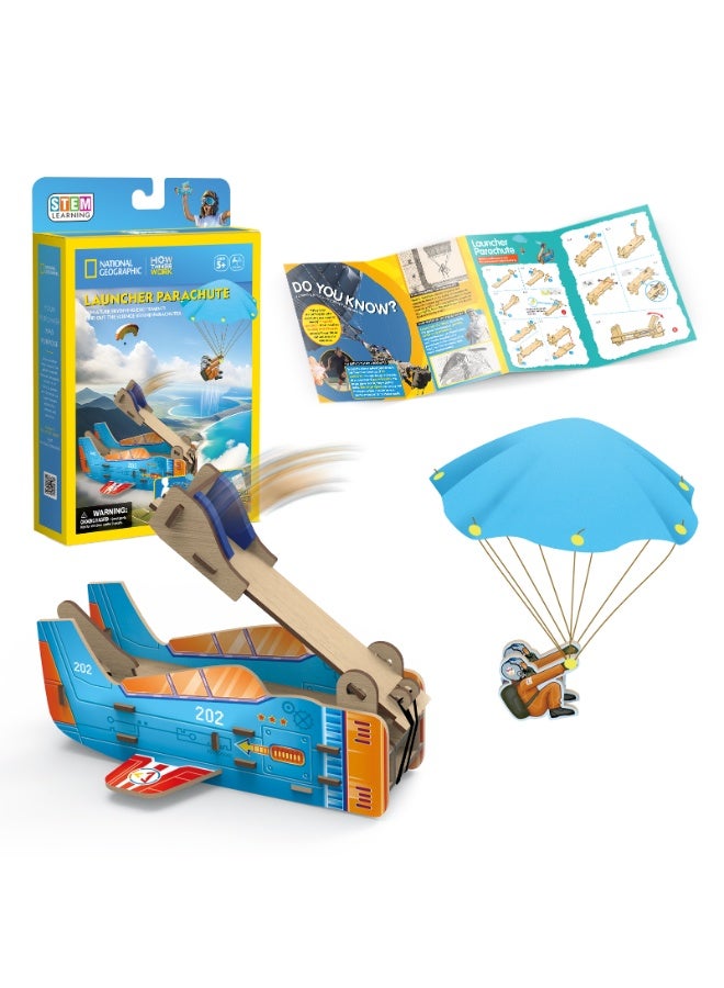 National Geographic STEM Activity Product Parachute Launcher - Image 1