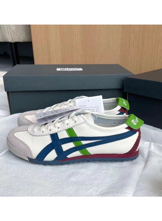 Onitsuka Tiger Onitsuka Tiger green and blue stitched casual shoes, trendy and versatile, unlocking the perfect fusion of sports and fashion  - Image 5